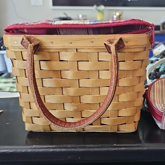 Longaberger Handbags - Longaberger Boardwalk Basket Purse